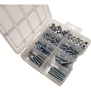 Blue Donuts Machine Screw Assortment, 18-8 Stainless Steel, 112 PCS BD3536225